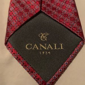 Canali Silk Pattern Tie 3.5”